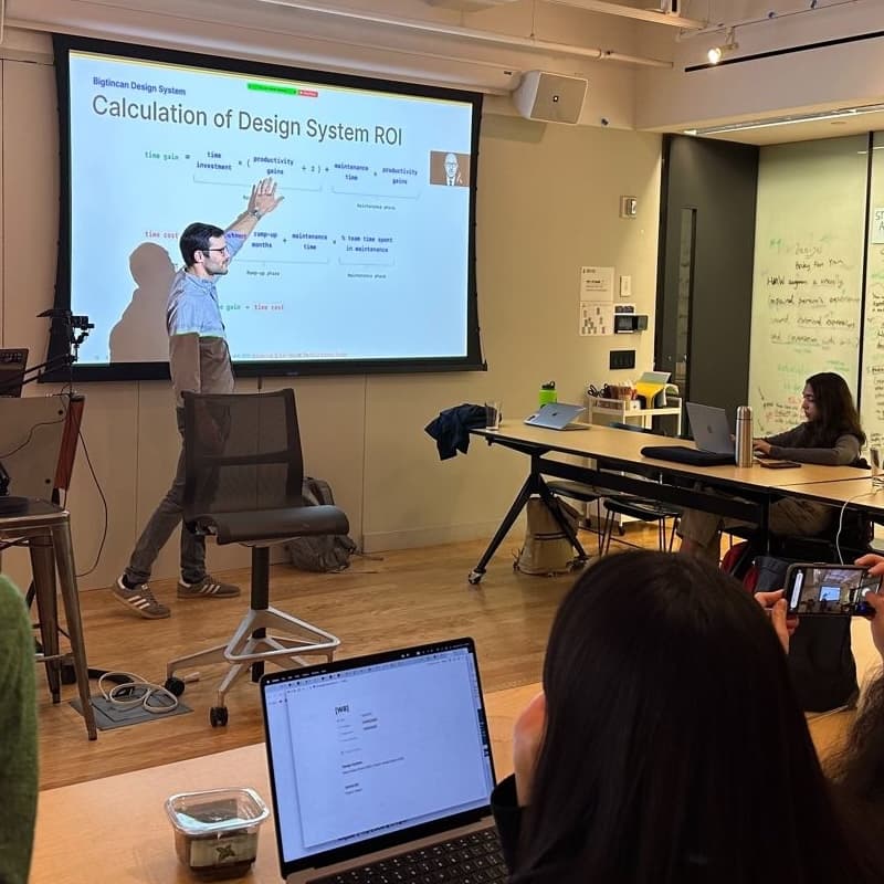 Speaking about Design Systems at SVA